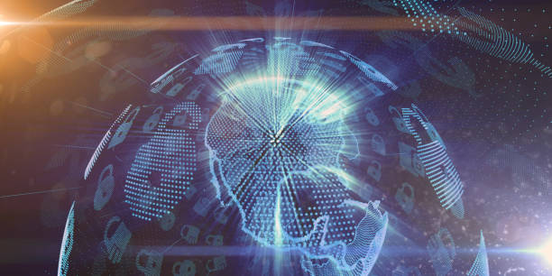 istock Blockchain crypto currency digital encryption network for world money 841766288