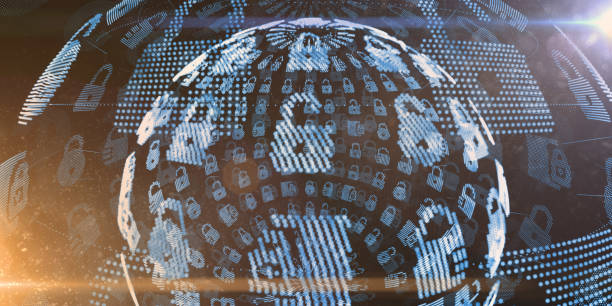 istock Secure global financial network blockchain crypto currencies bitcoin ethereum 841766460