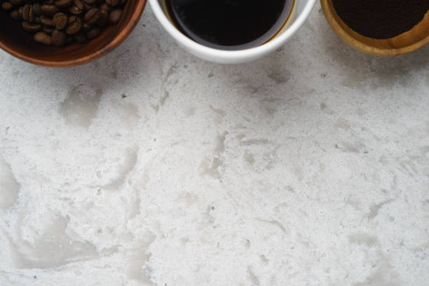 istock Cup of coffee with coffee beans, grind 841770184