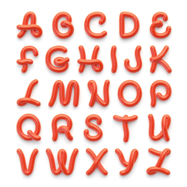 istock Alphabet with letters on white 841779820