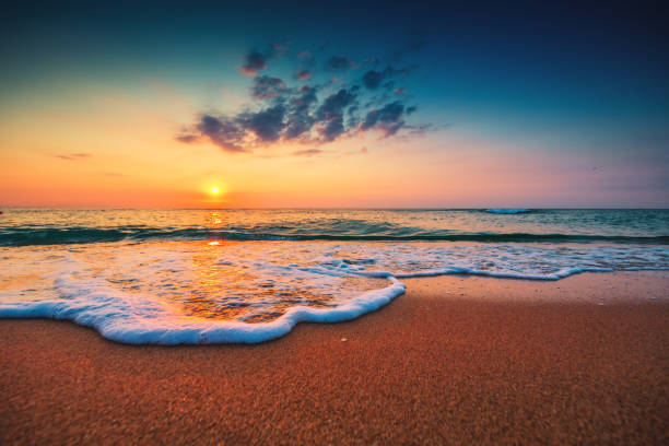 istock Beautiful cloudscape over the sea, sunrise shot 841781312