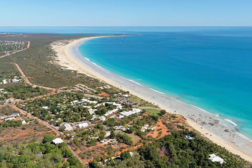 Cable Beach Club looking south-west towards Gantheaume Point