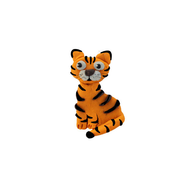 istock Plasticine  3D tiger baby animal  sculpture isolated 841787628