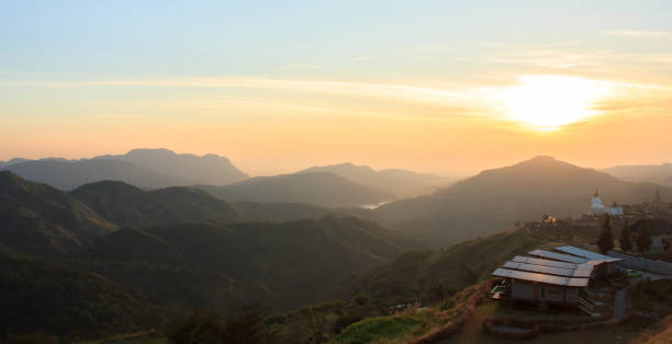 istock Beautiful morning sun on Khao Kho mountain 841795268
