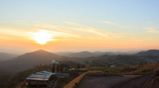 istock Beautiful morning sun on Khao Kho mountain 841795974