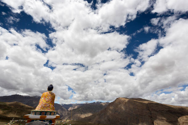 istock buddha statue in langza village, spiti, india 841800128