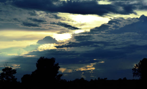 istock the light of dark sky in evening 841802754