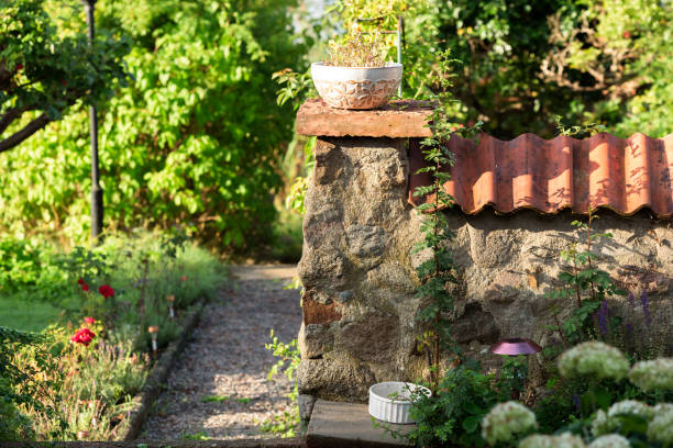 istock Corner of stone wall 841806118