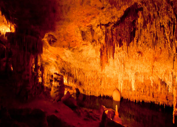 istock Incide the dragon caves on island Majorca, Spain. 841806462