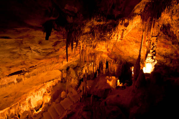 istock Incide the dragon caves on island Majorca, Spain. 841806658
