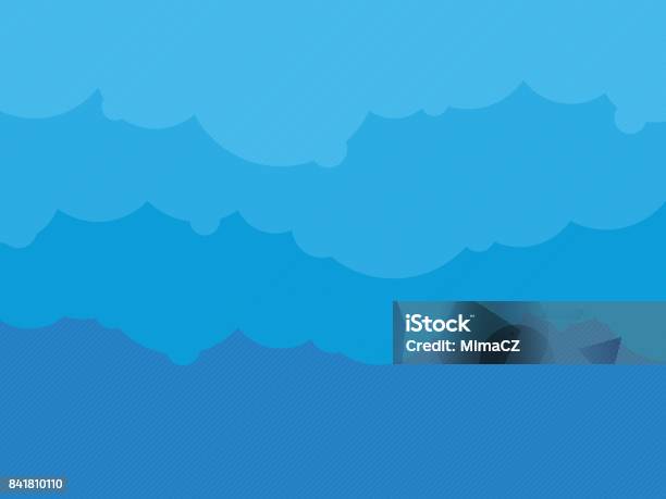 Blue Raspberry Cloud Background Abstract Blue Cloud Background Stock Illustration - Download Image Now ...