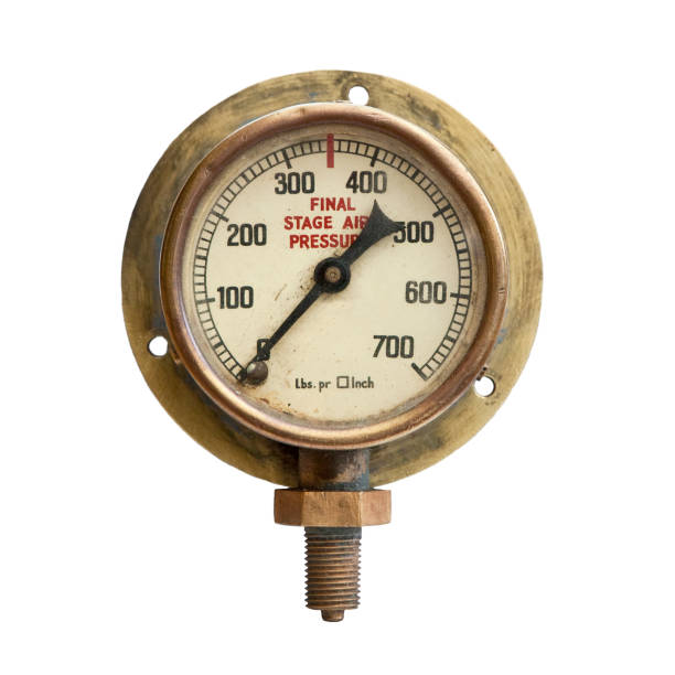 istock Vintage Pressure Gauge 841814426