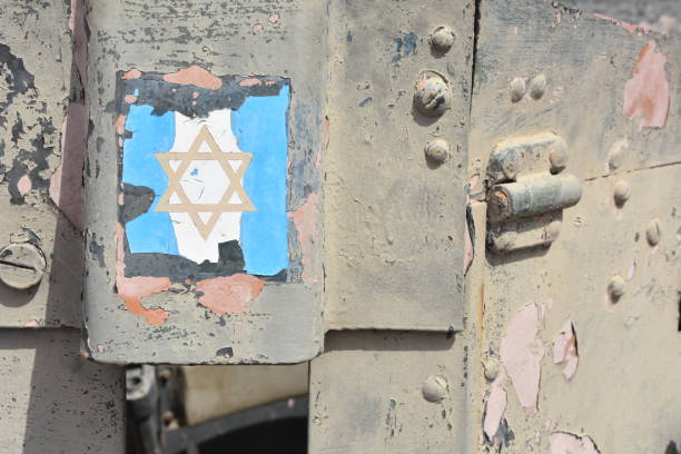 istock A sign on an old military vehicle 841821798