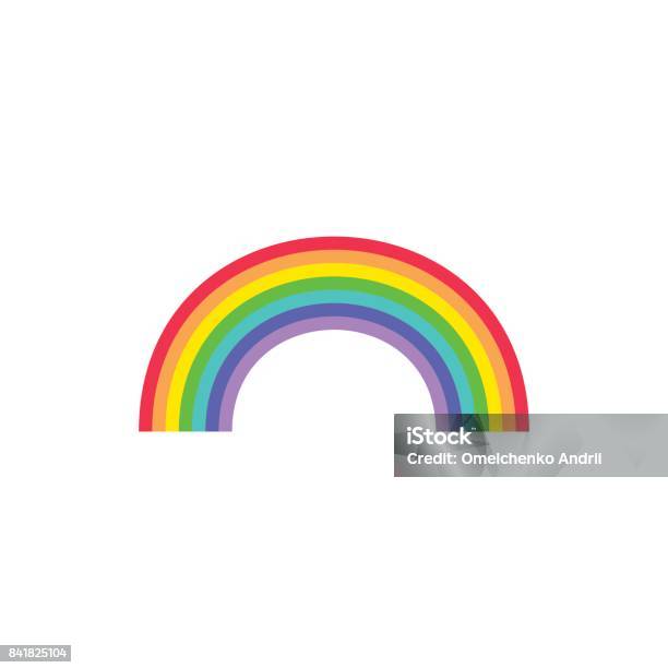 Ilustración de Torre Rainbow y más Vectores Libres de Derechos de Arco iris - Arco iris, Abstracto, Agua