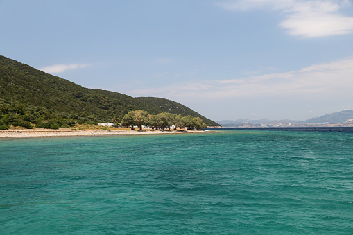 Karaada Island in Aegean Sea, Bodrum Town, Turkey