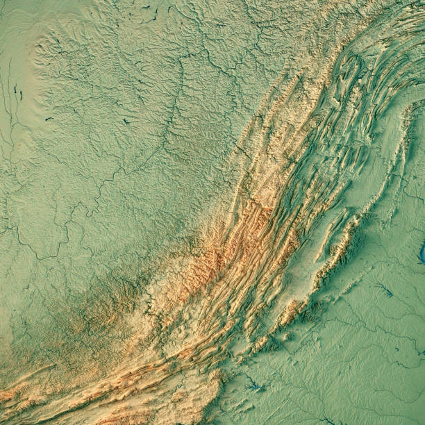 istock West Virginia State USA 3D Render Topographic Map 841840952