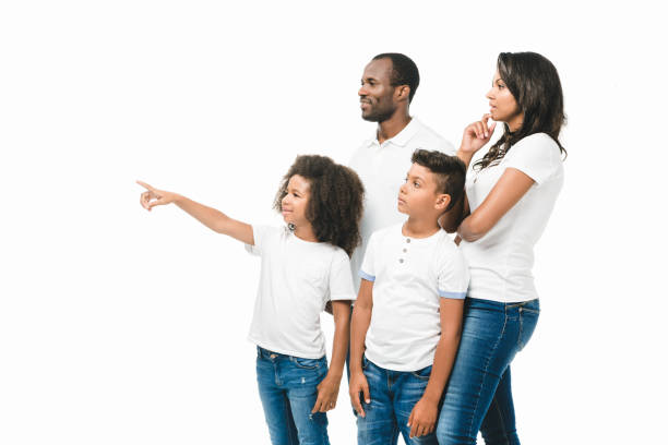 istock african american family pointing away 841846622