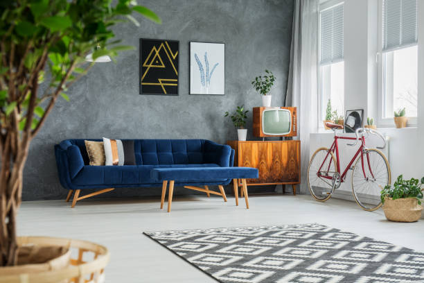 istock Cupboard with TV and plants 841847558