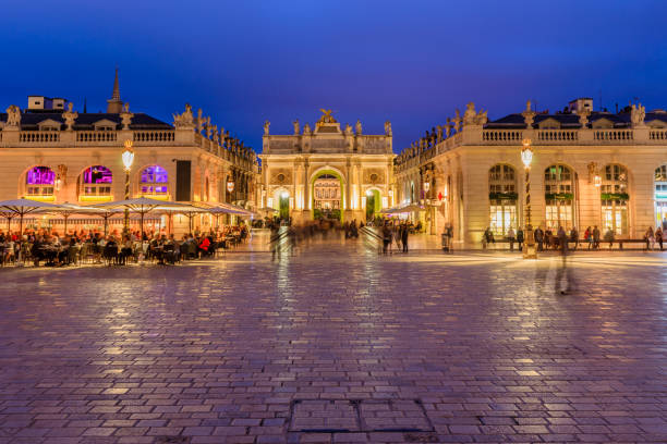 istock The amazingly beautiful and impressive Place in Nancy at night 841848662