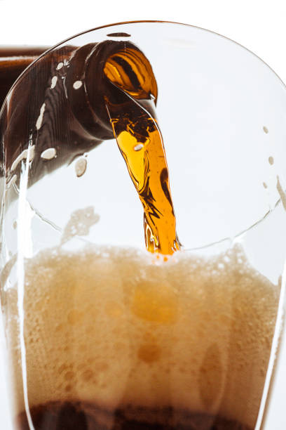 istock Glass of beer and bottle 841851104