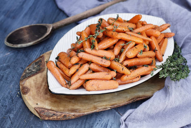 istock Honey Glazed Baby Carrots 841851252