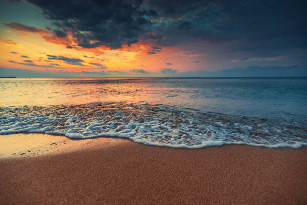 istock Beautiful cloudscape over the sea, sunrise shot 841858896