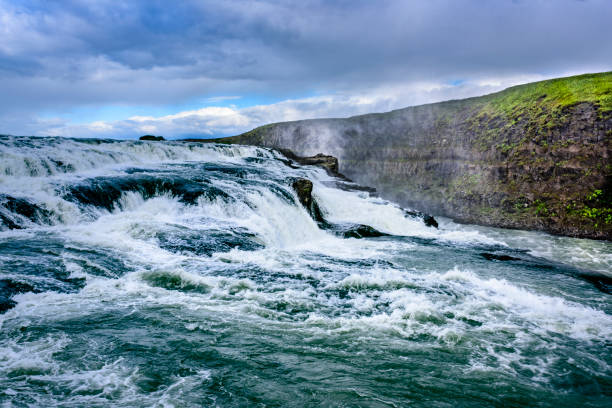 istock Gulfoss waterfall, Iceland, Golden Circle Landmark 841865424