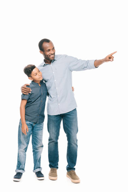 istock father and son pointing away 841869240