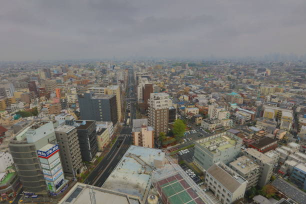 istock tokyo sityscape at Nerima aerial 841869854