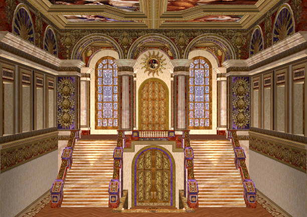 istock 3D Rendering Fairy Tale Palace Entrance 841869988
