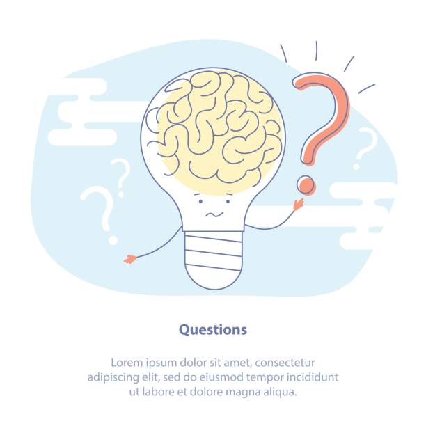 istock Answers on questions, FAQ, manual or new idea generation. A light bulb with a brain inside and with question mark in the hand. 841884612