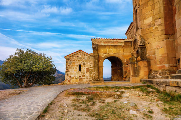 istock Details of walls Jvari Monastery in Mtskheta, Georgia 841897804