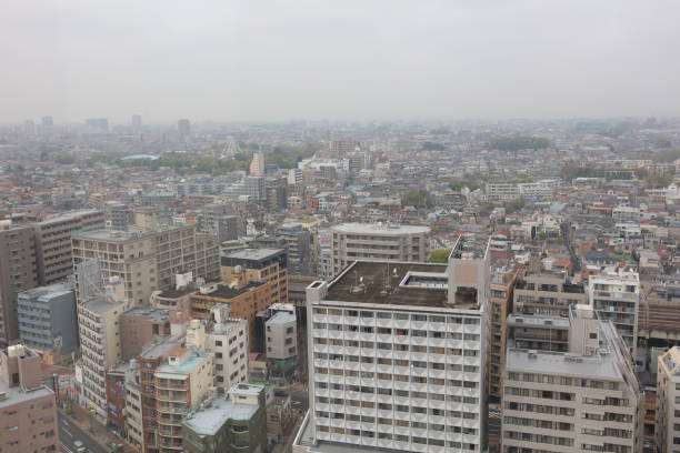 istock tokyo sityscape at Nerima aerial 841898716