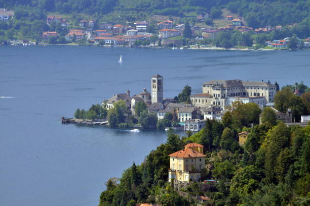 istock view of Lake Orta, Italy 841898874