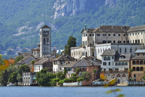 istock view of Lake Orta, Italy 841913338