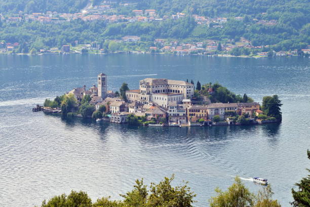 istock view of Lake Orta, Italy 841916382