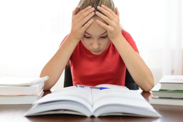 istock Student is frustrated and tired of his homework 841916562