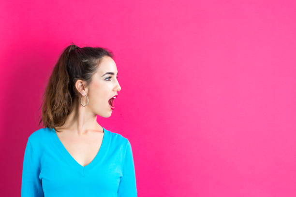 istock Profile of a young woman 841924350