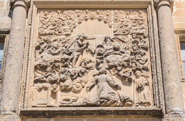 istock San Ignacio church facade details, Baeza, Jaen, Spain 841934020