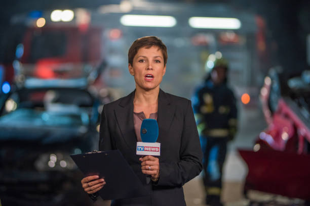 istock Reporter covering news