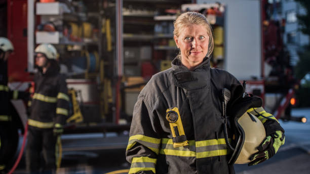 istock Portrait of firefighter