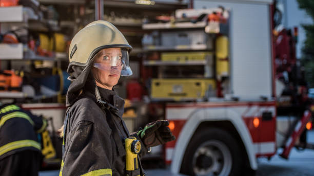 istock Portrait of firefighter