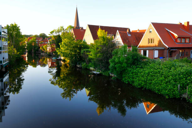 Canal of Otterndorf, Germany
