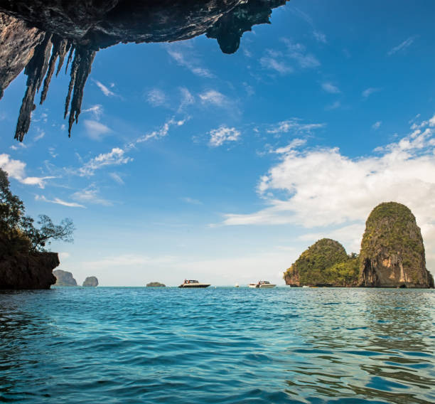 Phra Nang Beach at Railay near Ao Nang Krabi on Andaman Sea Thailand