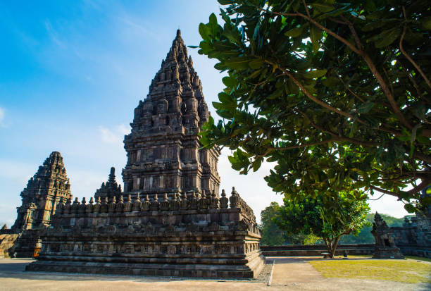 istock Prambanan or Candi Rara Jonggrang is a Hindu temple compound in Java, Indonesia, dedicated to the Trimurti: the Creator (Brahma), the Preserver (Vishnu) and the Destroyer (Shiva) 841941454