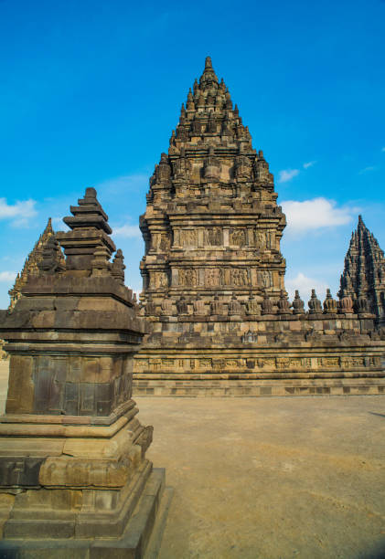 istock Prambanan or Candi Rara Jonggrang is a Hindu temple compound in Java, Indonesia, dedicated to the Trimurti: the Creator (Brahma), the Preserver (Vishnu) and the Destroyer (Shiva) 841949046