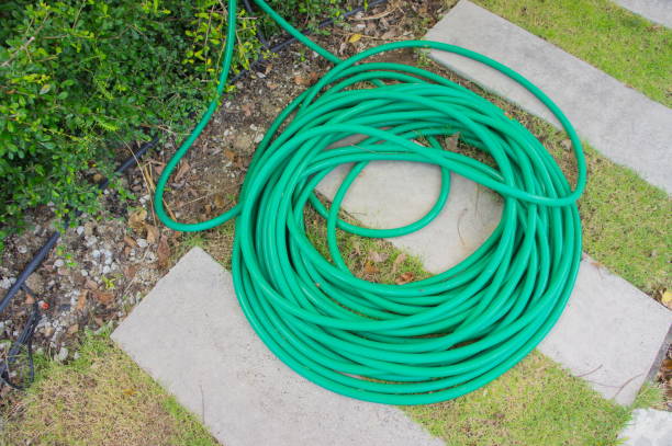 istock Water rubber tube at the garden 841955794