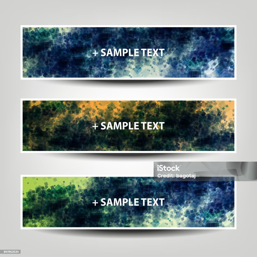 Web Design Elements Header Designs Stock Illustration - Download Image ...