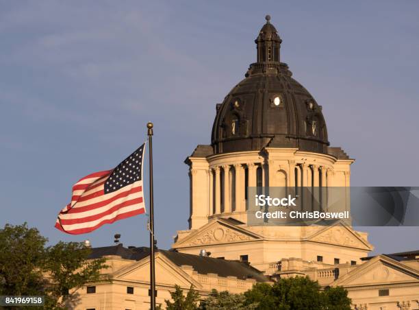 South Dakota State Capital Building Hughes County Pierre Sd Stock Photo - Download Image Now