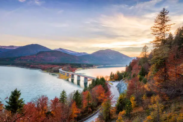 Autumn, Bavaria, Bavarian Alps, Europe, Germany